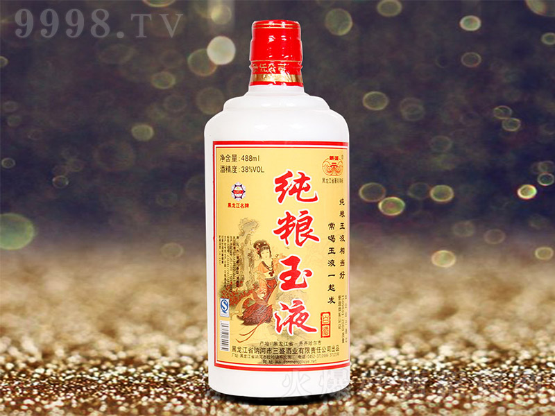 ���Z��Һ�� �����Ͱ׾ơ�38�� 488ml��
