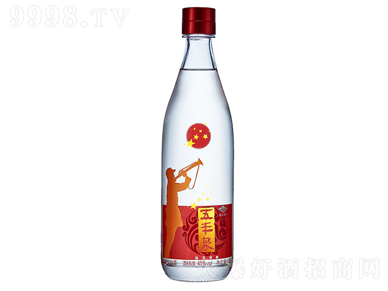 ���SȪ�������f��ƿ �����Ͱ׾ơ�45�� 490ml��