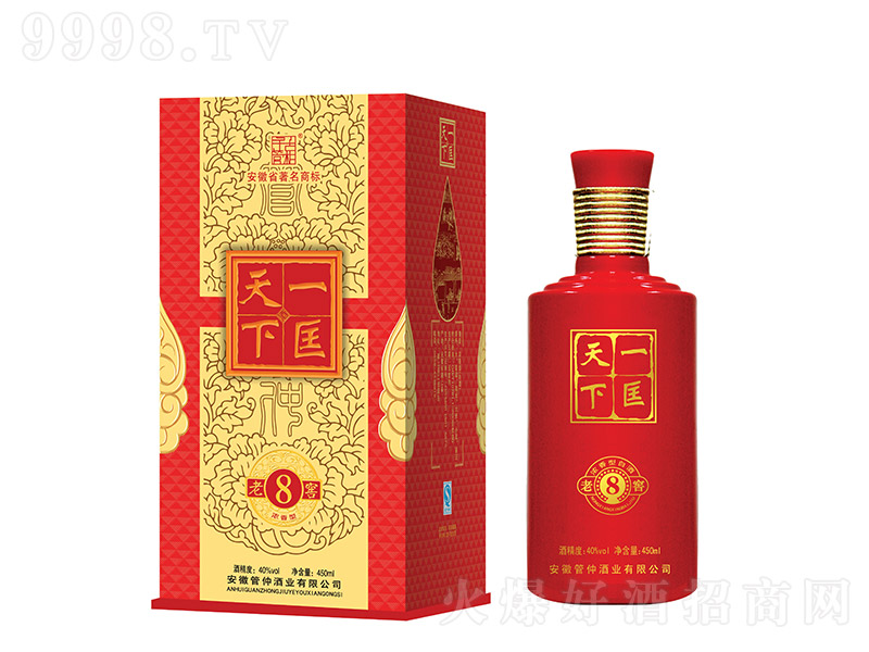 һ�����¾ơ��Ͻ�8 �����Ͱ׾ơ�40�� 450ml��