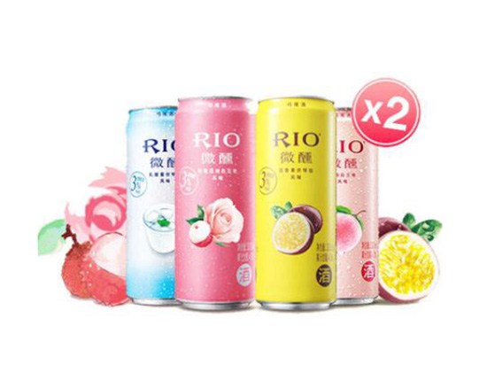 RIO�J��΢���A�{�uβ��������Ů�M��330ml*8�޹���