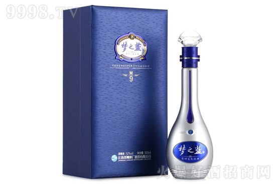 ����{ɫ���� ��֮�{M9 52��500ml �d������͸߶Ȱ׾ƃr�񣬶����X��