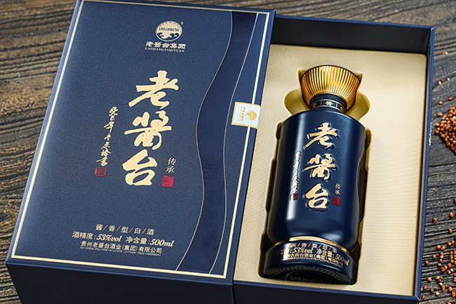 貴州老醬臺酒傳承醬香型酒【53度500mlx6】