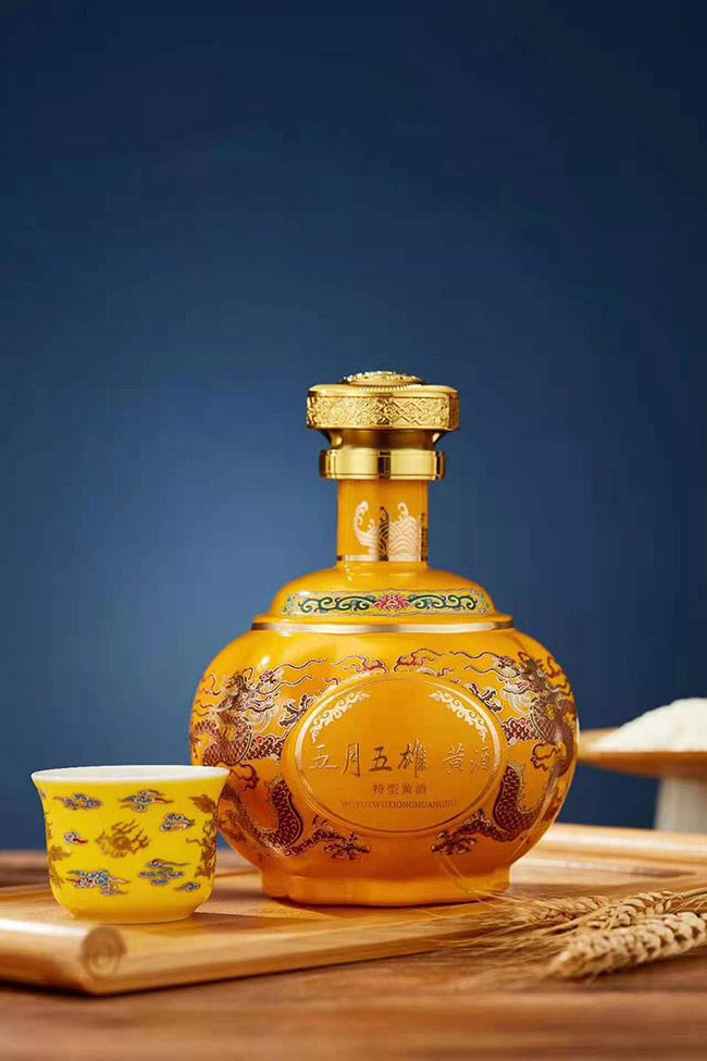 五月五雄黃酒正黃旗 特型黃酒【15° 500ml】